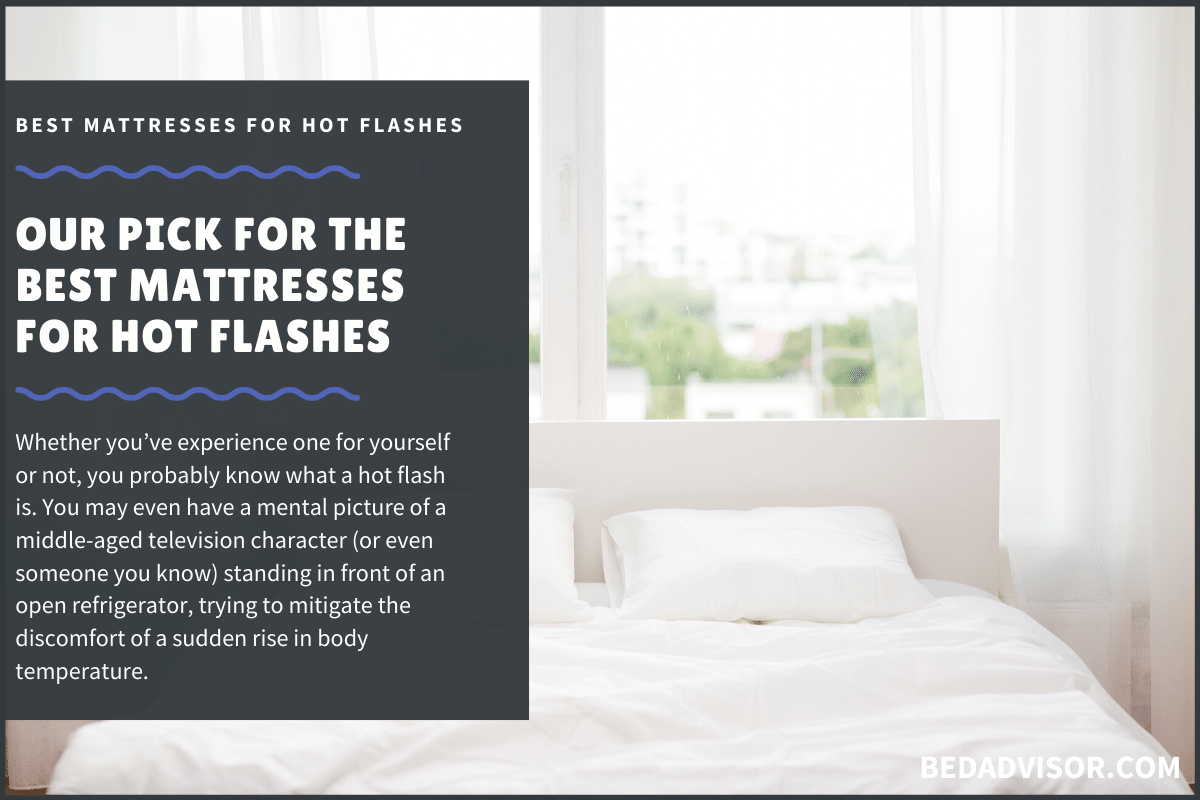 best Mattresses for Hot Flashes Banner Image