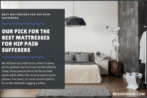 Mattresses for Hip Pain Sufferers Banner Image
