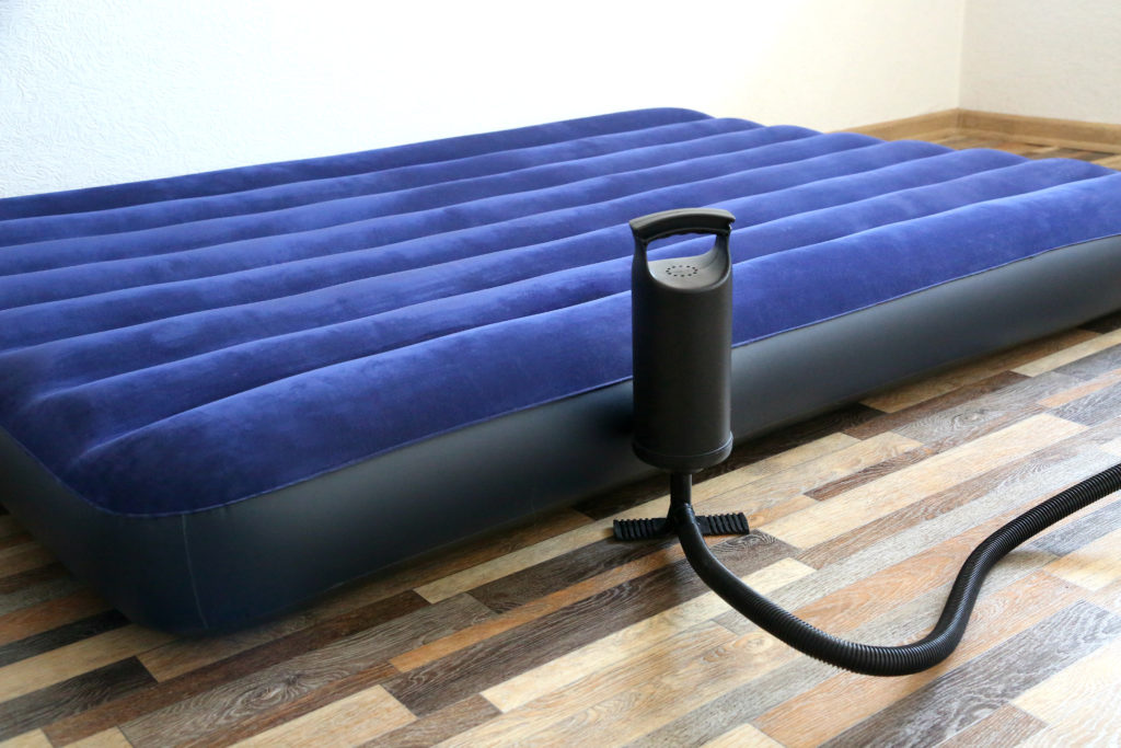 How to blow up an air mattress without a pump